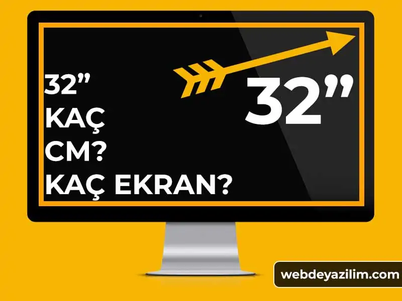 32 inç kaç cm