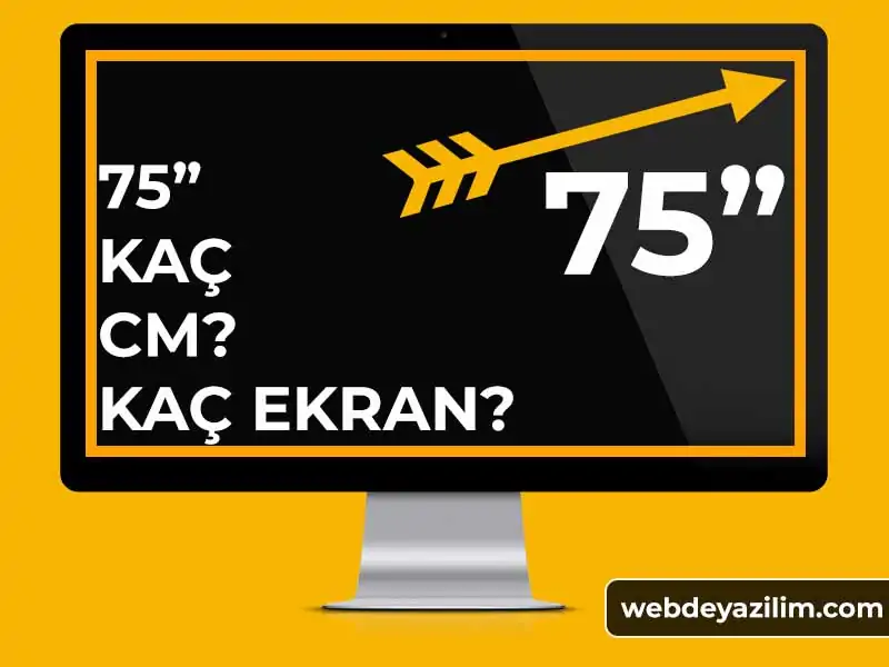 75 İnç Kaç CM