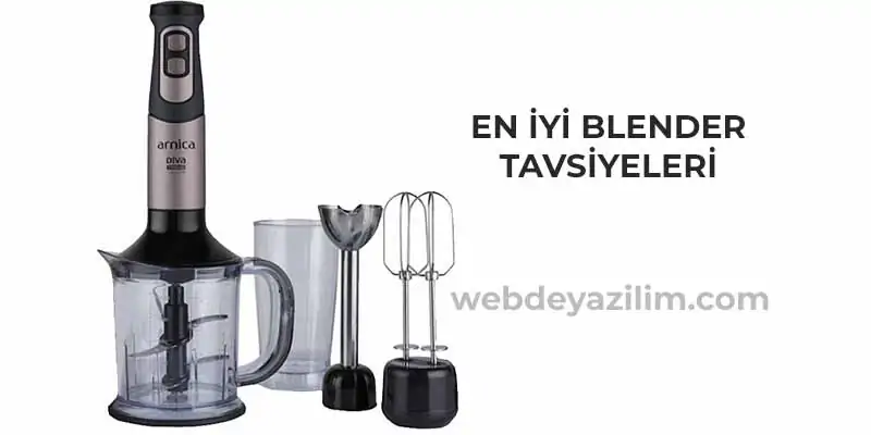 Arnica Diva Trend Rose 1200 W Blender Seti