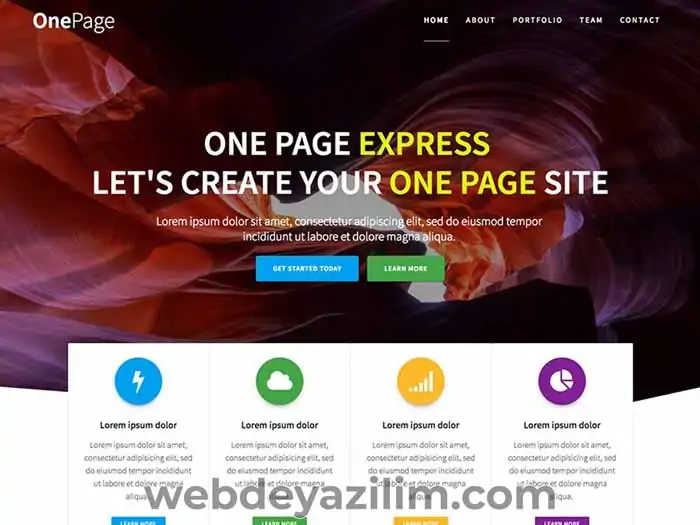 One Page Express