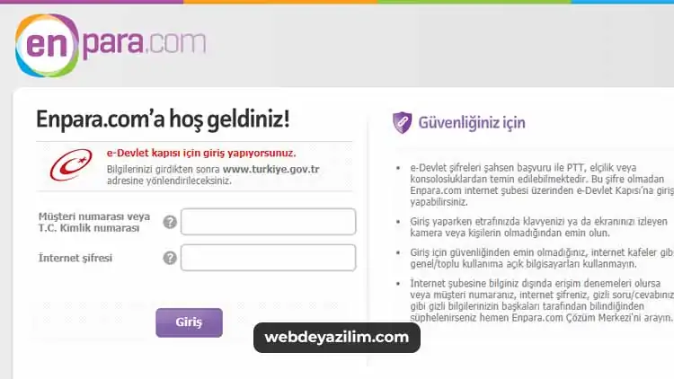 e-Devlet İnternet Bankacılığı