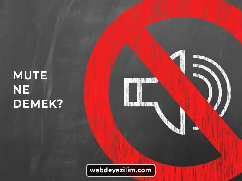 Mute Ne Demek? Mute Kelime Anlamı Nedir?
