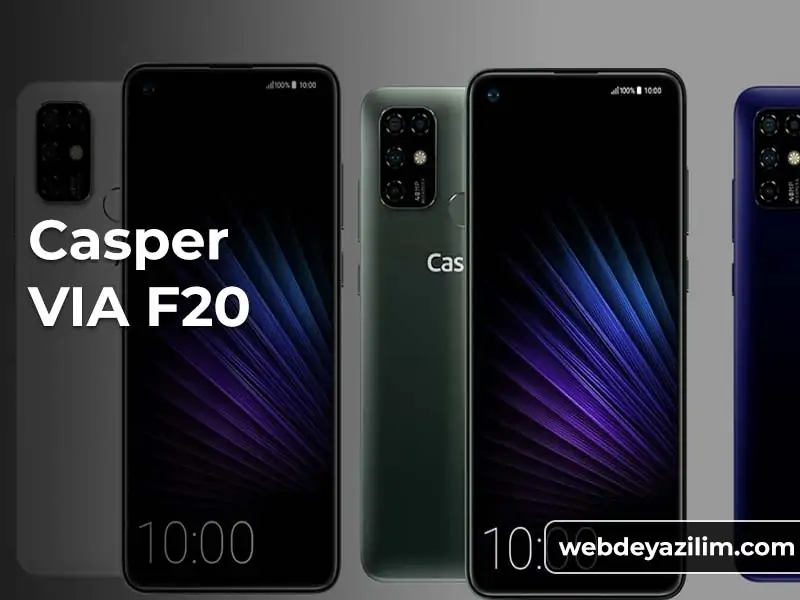 Casper Via F20 Özellikleri ve Fiyatı - Günlük Akıllı Telefon