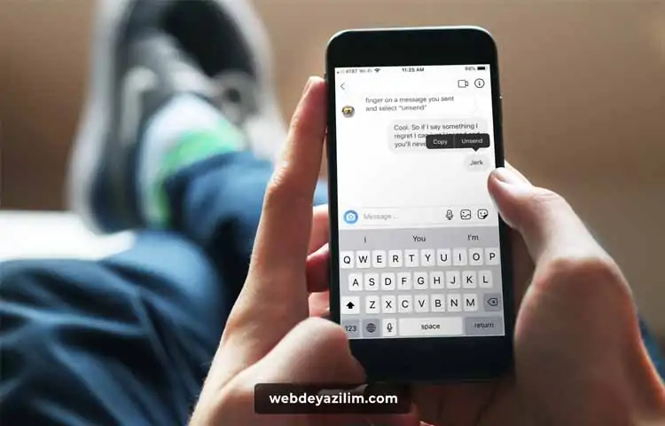 Instagram Mesajının Silinmeme Hatası Çözümü
