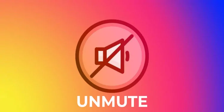 Unmute kelime anlamı sesi açmak, sesi duyulabilir kılmaktır.