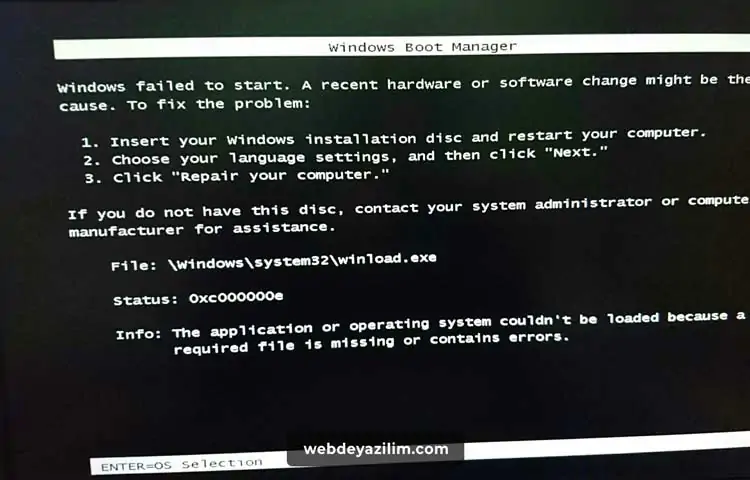 Windows boot manager