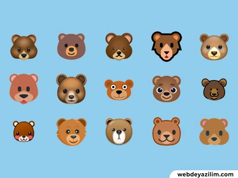 Ayıcık Emojisi 🐻 Ayıcık Emojisi Kopyalama ve Yapımı