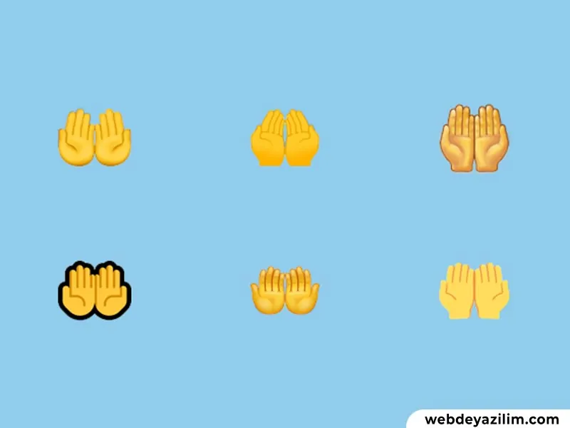 Dua Emojisi 🤲 Dua Emojisi Kopyalama ve Yapımı