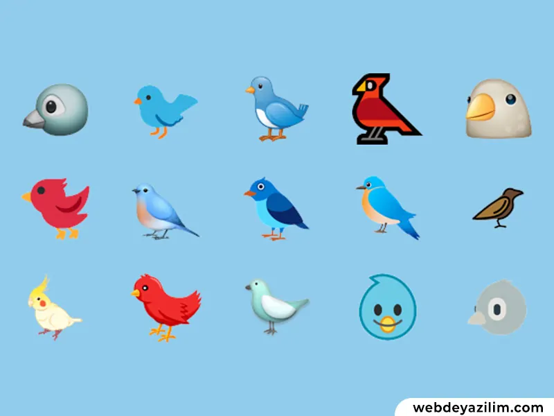 Kuş Emojisi 🐦 Kuş Emojisi Kopyalama ve Yapımı