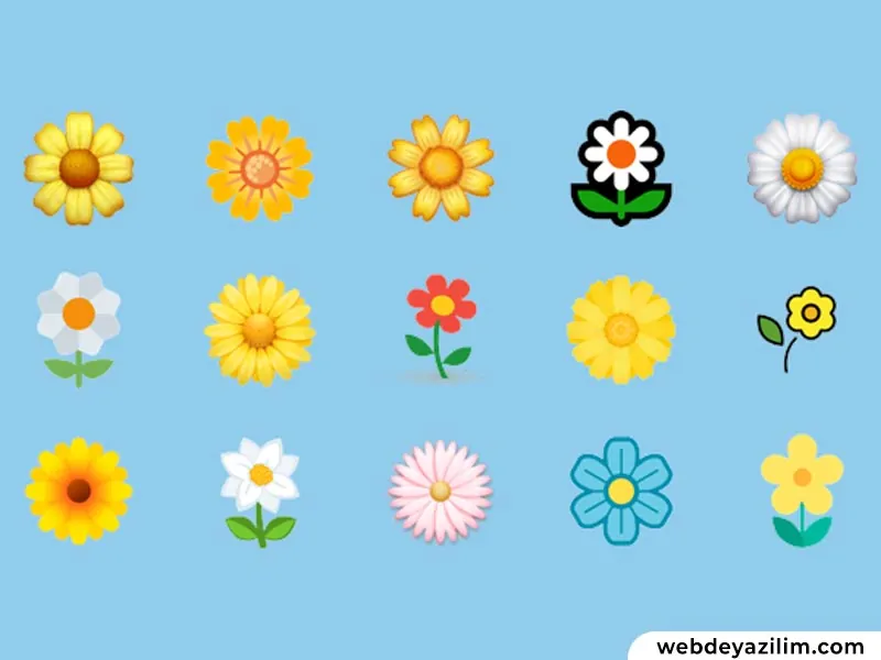 Papatya Emojisi 🌼 Papatya Emojisi Kopyalama ve Yapımı