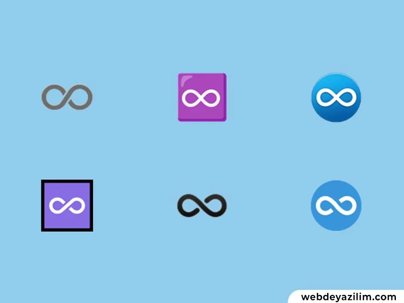 Sonsuzluk Emojisi ♾️ Sonsuzluk Emojisi Kopyalama ve Yapımı