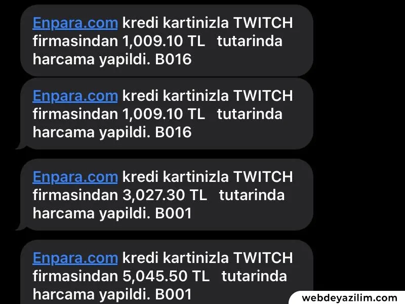 twitch para çekimi