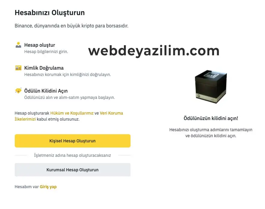 Binance Borsasına Kayıt Olun ve Hesabınızı Onaylatın