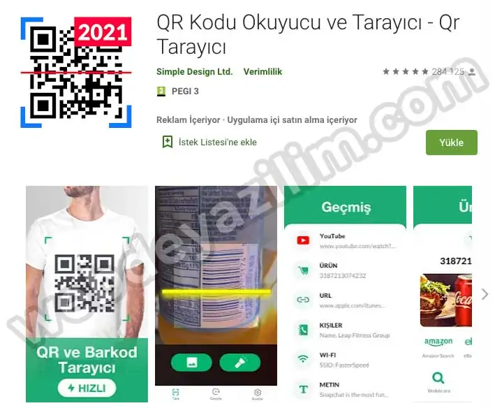 QR Kodu Okuyucu ve Tarayıcı - QR Tarayıcı
