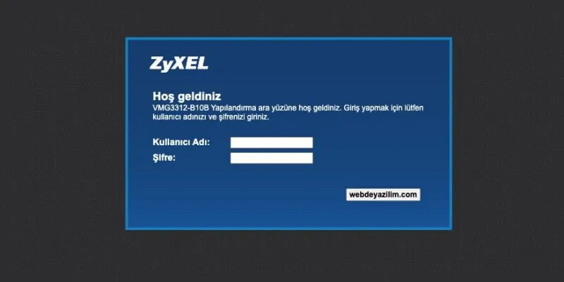WiFi şifrenizi değiştirmek için modem arayüzüne girmeniz gerekir.