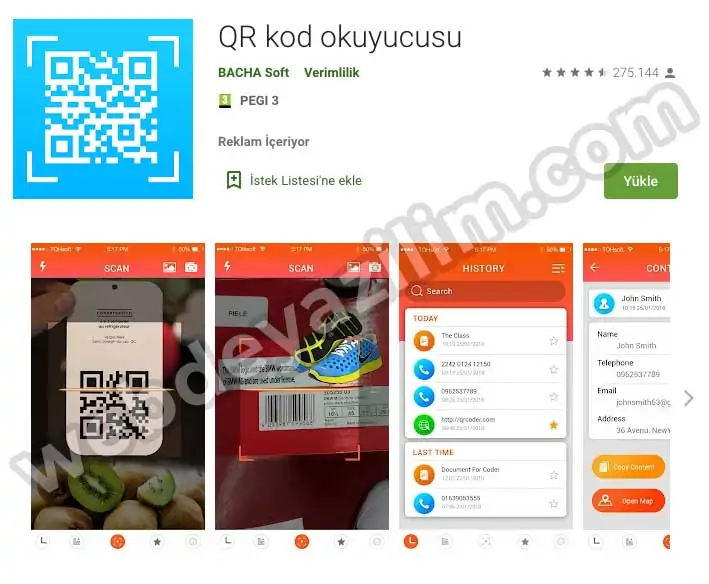 QR Kod Okuyucusu