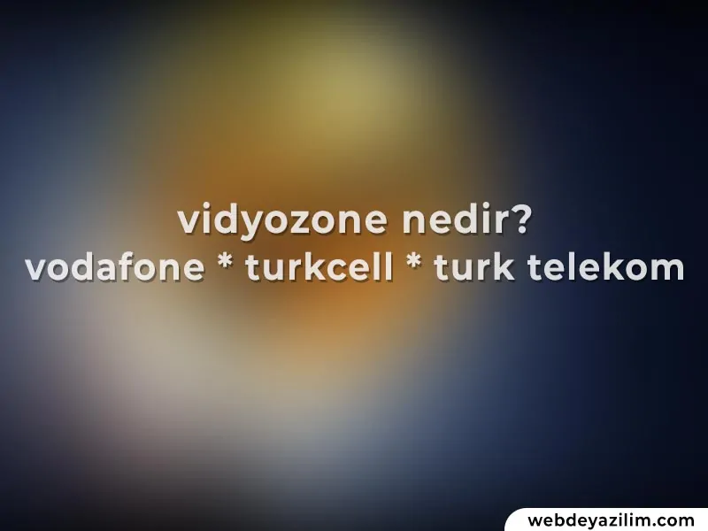 Vidyozone Nedir? Vidyozone Hakkında Merak Ettikleriniz
