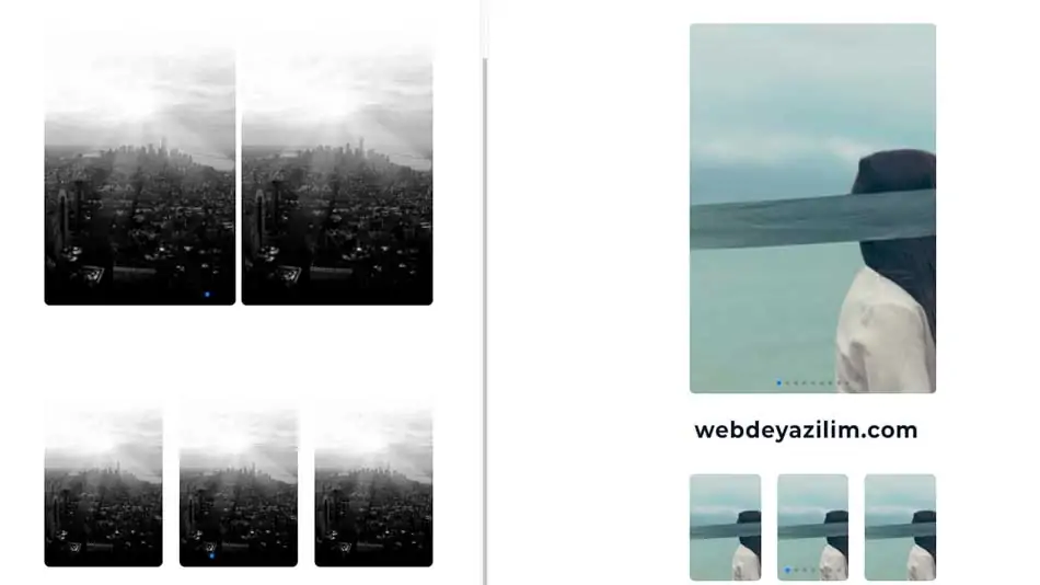 swiper js responsive slider yapımı