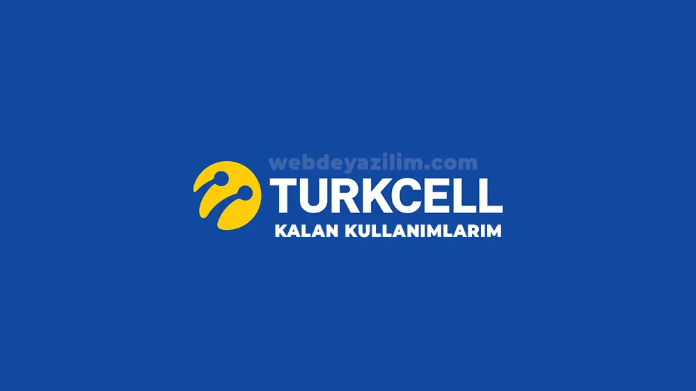 Turkcell kalan kullanım öğrenme