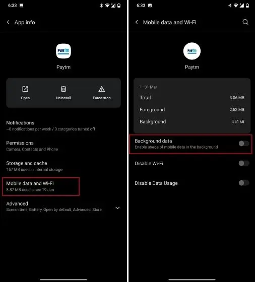 Android'de Veri Kullanımı
