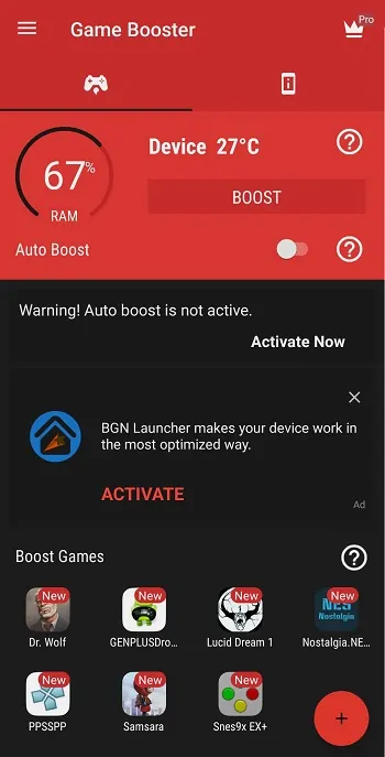 Game Booster: Game Launcher