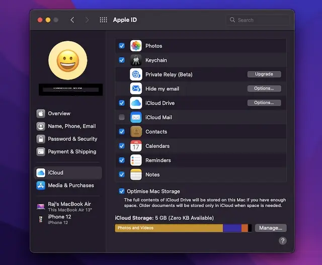 iCloud
