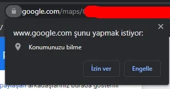 kendi konumunu bulma
