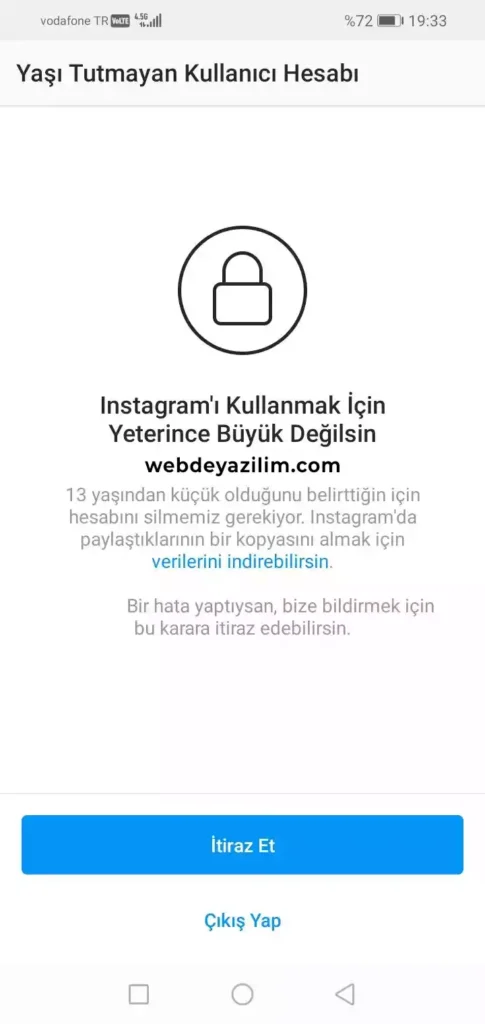 Instagram Doğum Günü Ekleme Hatası