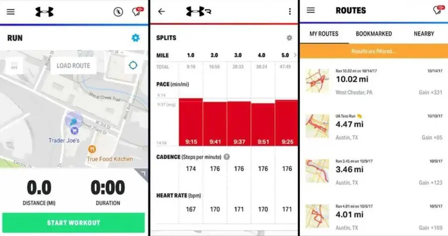 Map My Fitness Workout Trainer