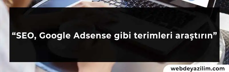 para kazanmanızı sağlayacak diğer terimler hakkında araştırma yapın