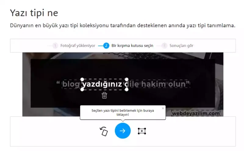 MyFonts ile arayarak ya da resimden font bulun