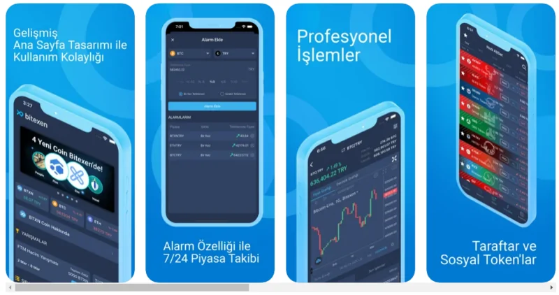 Bitexen Kripto Para Uygulamaları