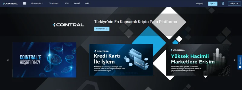 Cointral | Çok Uluslu Kripto Para Borsası