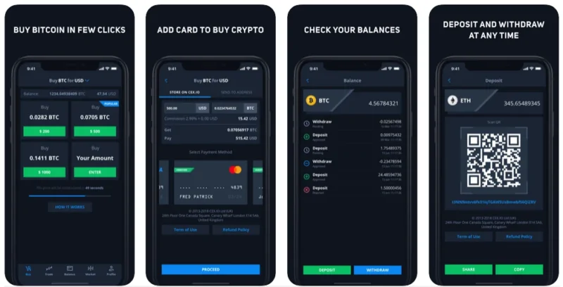  CEX.IO Cryptocurrency Exchange