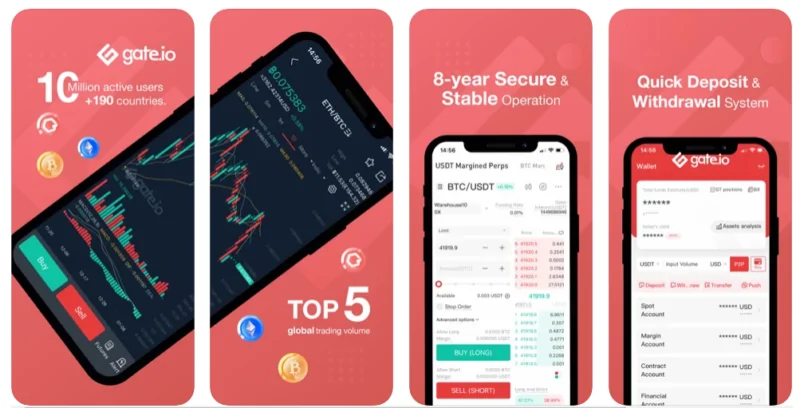 Gate.io-Buy BTC,ETH,SHIB