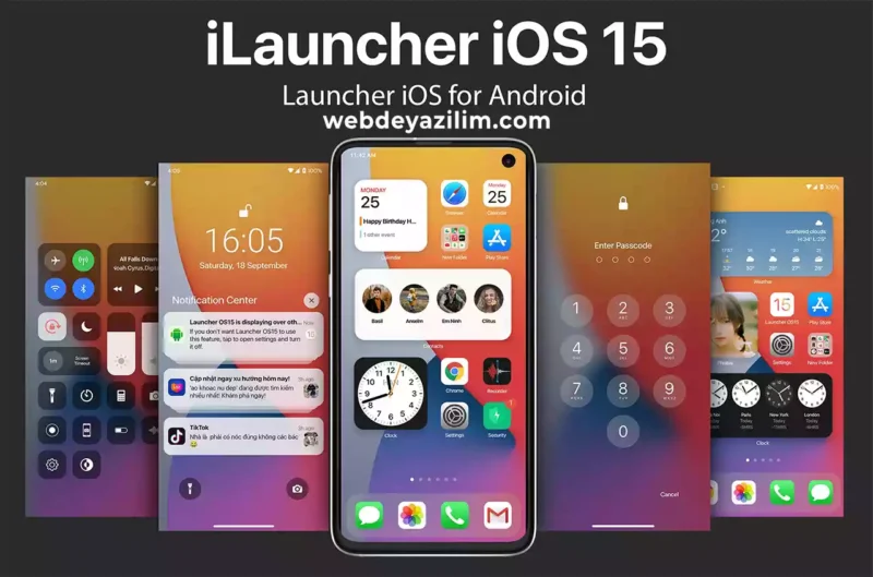 android için iphone teması