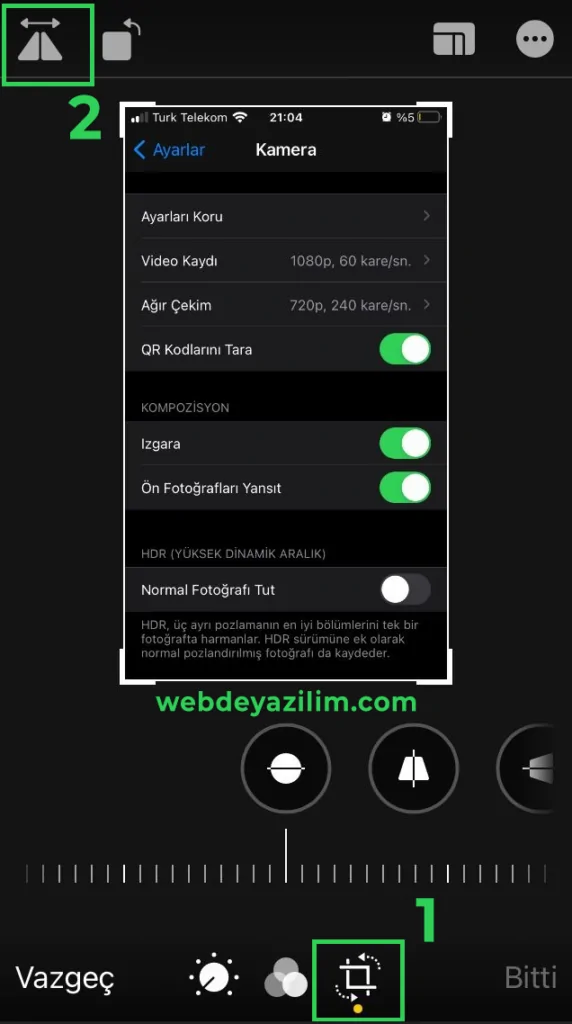 fotoğrafı yansıt