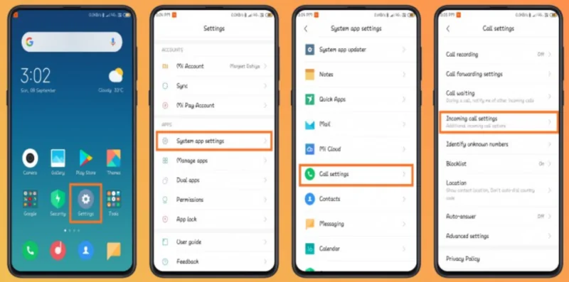 Telefonu ters çevirince sessize alma Xiaomi