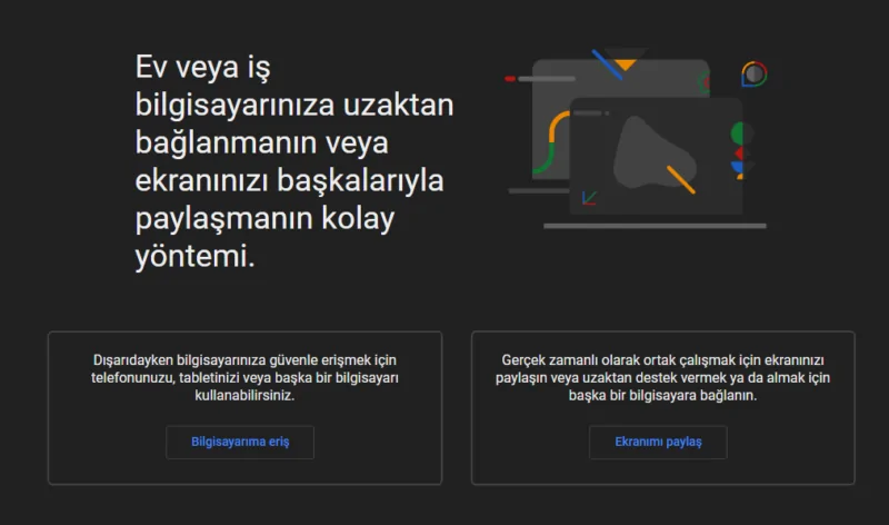 Chrome Uzak Masaüstü