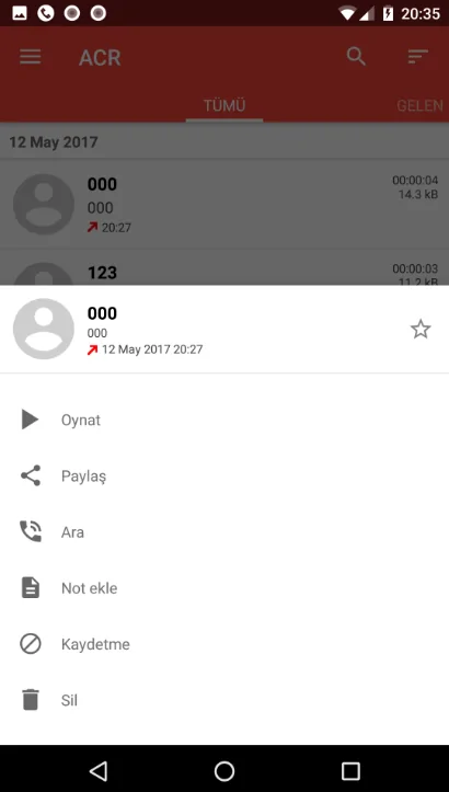 arama kaydetme çağrı kaydetme görüşme kaydetme