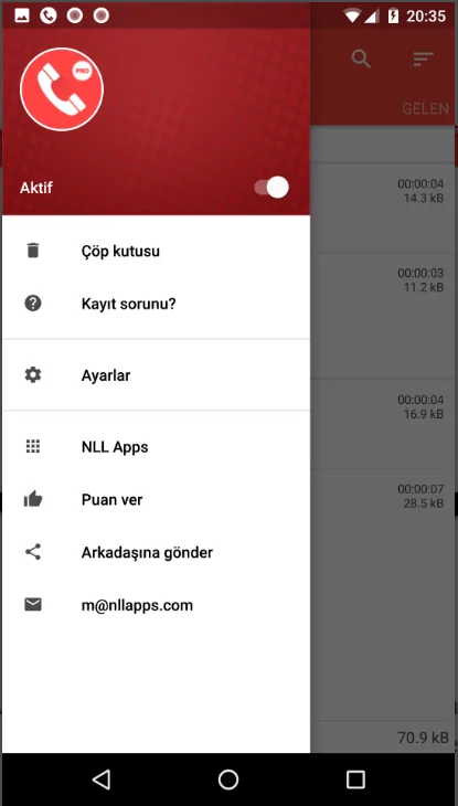 arama kaydetme çağrı kaydetme görüşme kaydetme