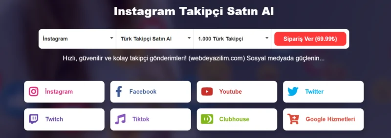 Instagram 1000 Takipçi