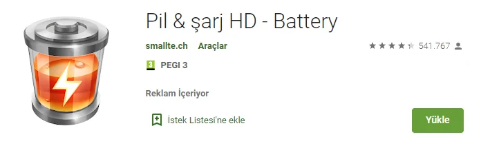 Pil & şarj HD - Battery
