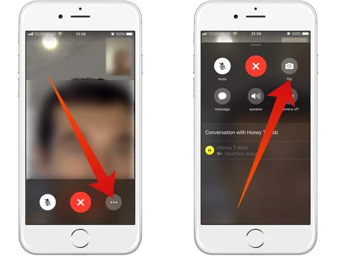 tansıtılmış bir iphone ön kamera