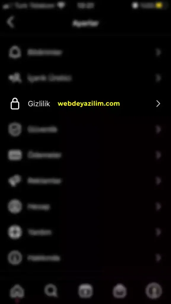 instagram çevrimiçi kapatma