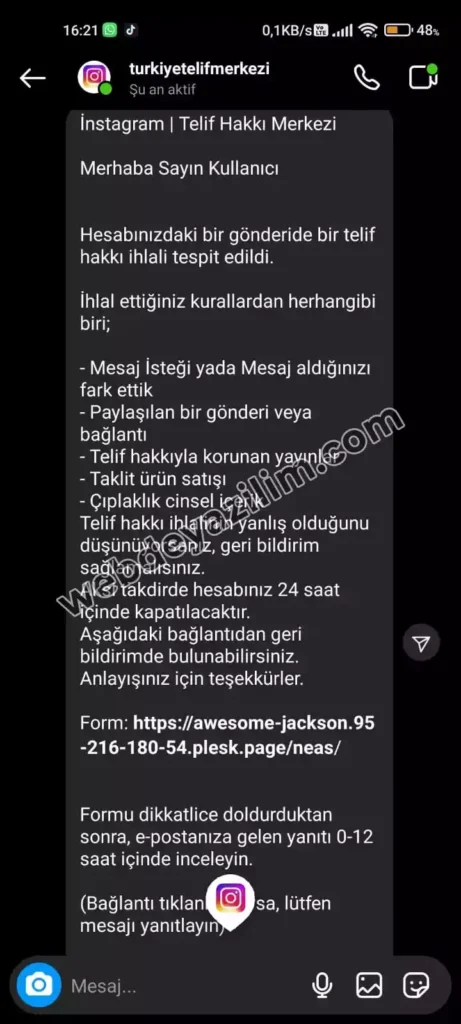 Instagram telif hakkı sorunu çözüm önerileri nelerdir?