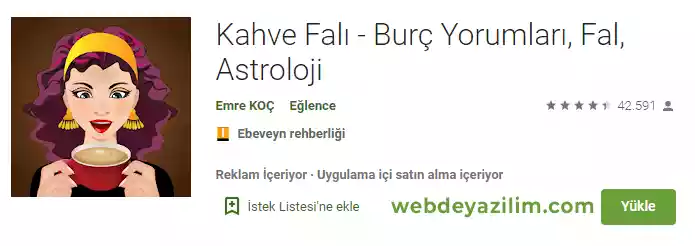 kahve falı uygulaması