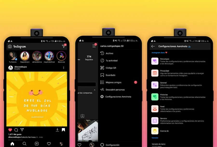 aero instagram apk