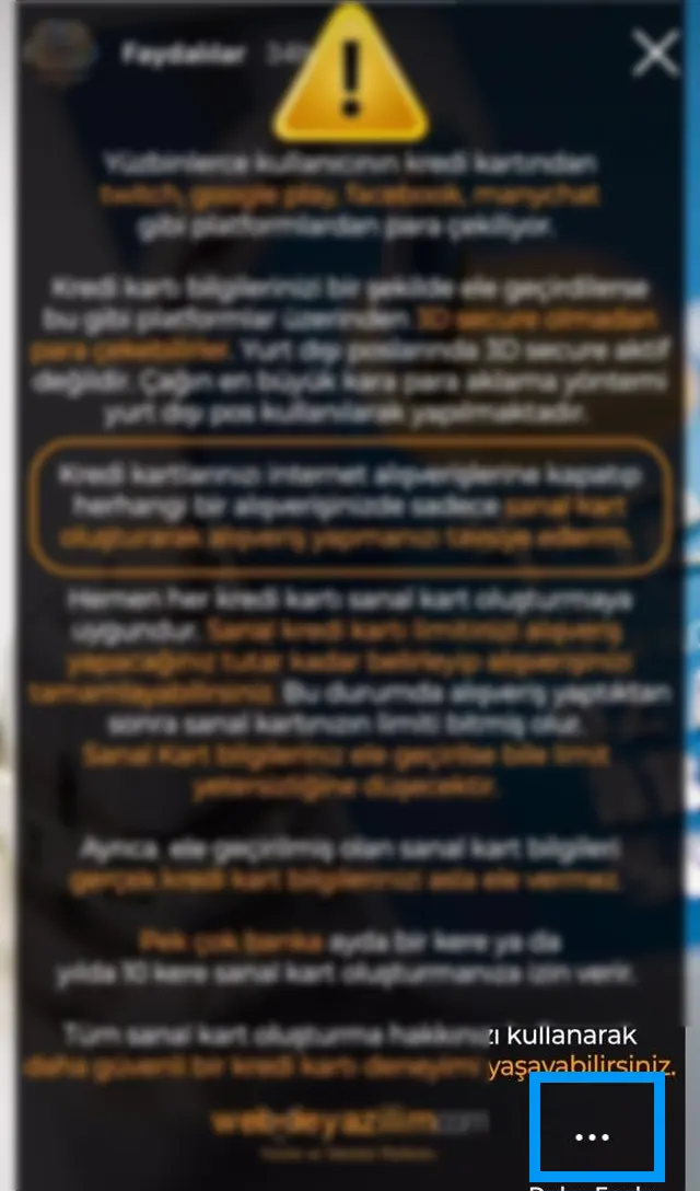 instagram hikaye kapak düzenleme