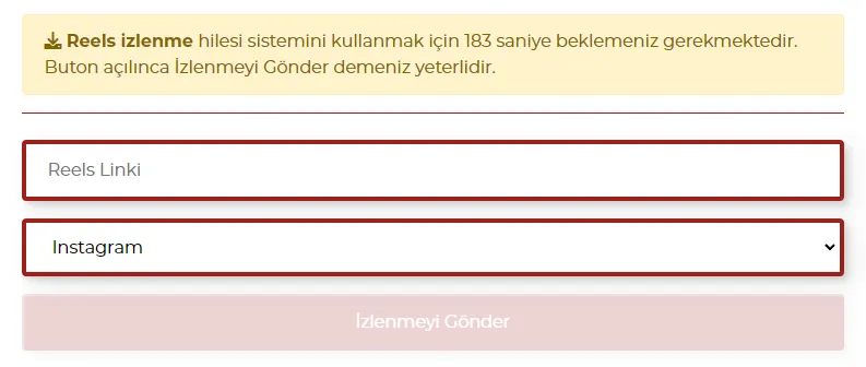 Reels İzlenme Hilesi